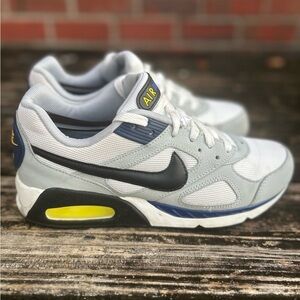 Nike Air Max IVO White/Black/Grey Sneakers Athletic Shoes Leather Mesh Mens Sz 7